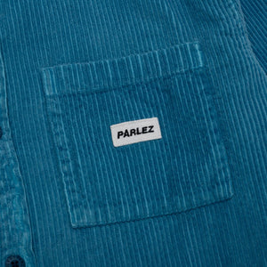 PARLEZ | Track Cord Shirt | Dusty Blue - LONDØNWORKS