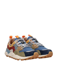 Load image into Gallery viewer, FLOWER MOUNTAIN | Yamano 3 Suede/Nylon Sneakers | Blue-Army Green - LONDØNWORKS