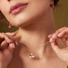 Load image into Gallery viewer, ASHIANA | Pink Rainbow Necklace | Gold - LONDØNWORKS