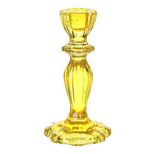 Load image into Gallery viewer, TALKING TABLES | Glass Candle Holder | Yellow - LONDØNWORKS