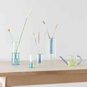 BLOCK DESIGN | Stacking Glass Vase | Blue & Green - LONDØNWORKS