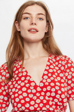 Load image into Gallery viewer, LOUCHE | Emin Daisy Dancer Midi Dress | Red - LONDØNWORKS