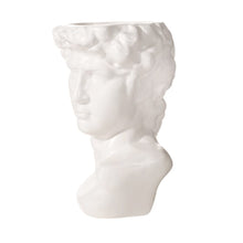 Load image into Gallery viewer, S &amp; B | Large Greek Head Vase Planter | White - LONDØNWORKS