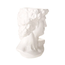 Load image into Gallery viewer, S &amp; B | Large Greek Head Vase Planter | White - LONDØNWORKS