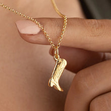 Load image into Gallery viewer, SCREAM PRETTY | Cowboy Boot Necklace | Gold Plated - LONDØNWORKS