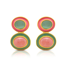 Load image into Gallery viewer, GEM BAZAAR | Pink Opal Bon Bons Earrings - LONDØNWORKS