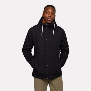 REVOLUTION | 7311 X Hooded Jacket | Black - LONDØNWORKS