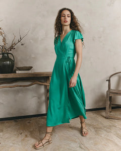 GRACE & MILA | Jolie Dress | Green - LONDØNWORKS