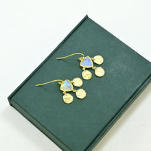 Load image into Gallery viewer, SCHMUCKOO BERLIN | Sidney Earrings | Rainbow Moonstone - LONDØNWORKS