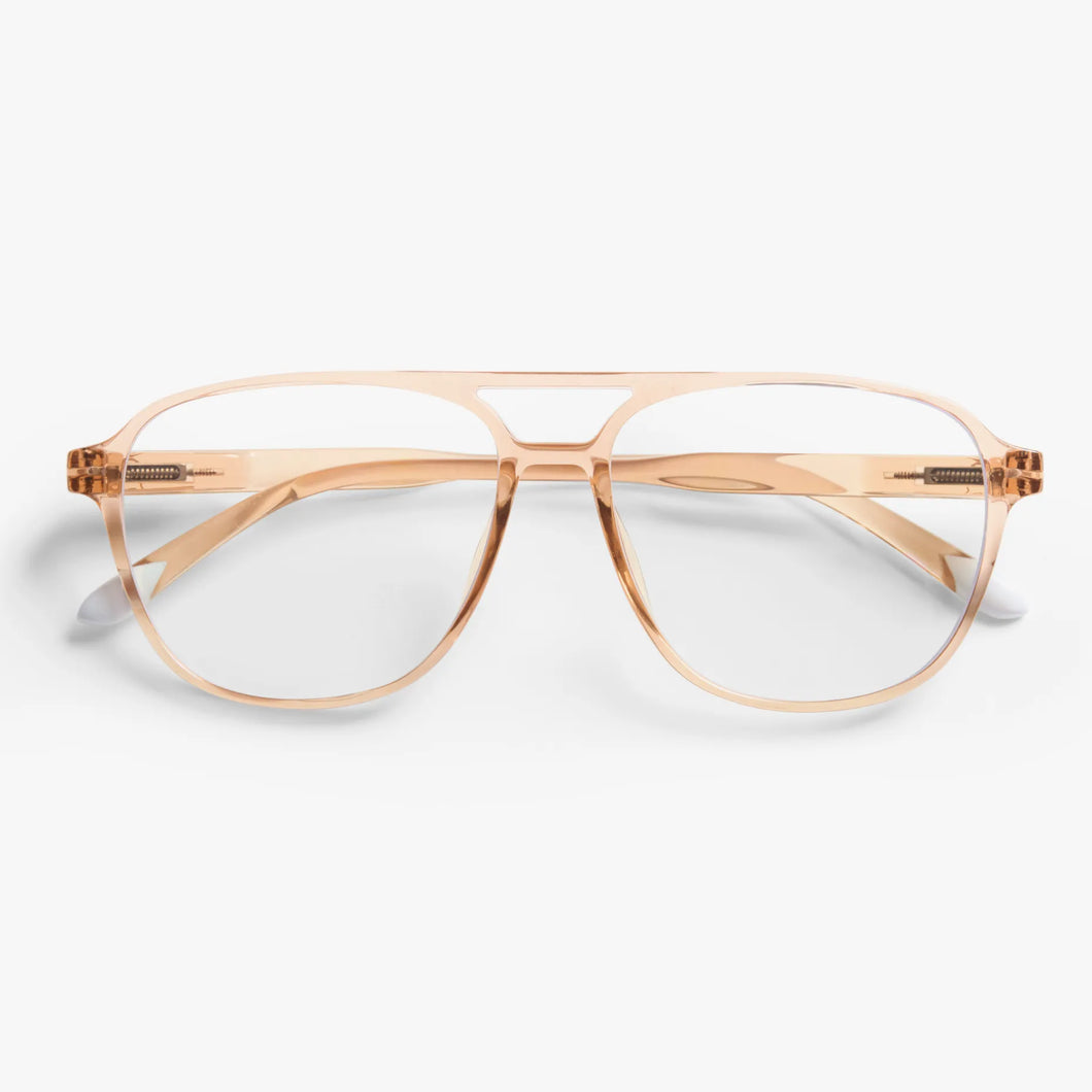 BARNER | Brad | Blue Light Glasses | Glossy Rose