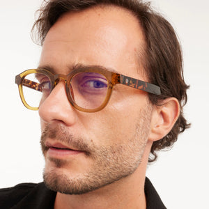 BARNER | Andy | Blue Light Glasses | Olive Combi
