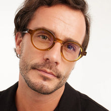 Load image into Gallery viewer, BARNER | Charles | Blue Light Glasses | Glossy Ecru Olive Combo