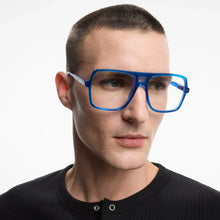 Load image into Gallery viewer, BARNER | Jake | Blue Light Glasses | Glossy Electric Blue