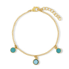 Load image into Gallery viewer, ASHIANA | Orla Charm Bracelet | Aqua