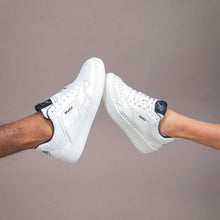 Load image into Gallery viewer, MoEa x Jean Andre | GEN1 Grape Vegan Sneakers | White &amp; Black - LONDØNWORKS