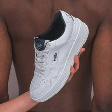 Load image into Gallery viewer, MoEa x Jean Andre | GEN1 Grape Vegan Sneakers | White &amp; Black - LONDØNWORKS