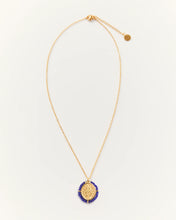 Load image into Gallery viewer, PALAS | Santa Maria Necklace Precious | Gold Plated | Klein Blue