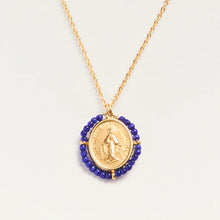 Load image into Gallery viewer, PALAS | Santa Maria Necklace Precious | Gold Plated | Klein Blue