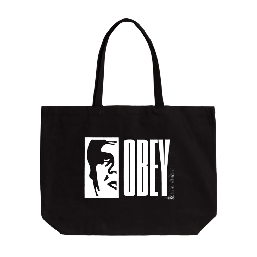 OBEY | Half Icon Tote | Black - LONDØNWORKS