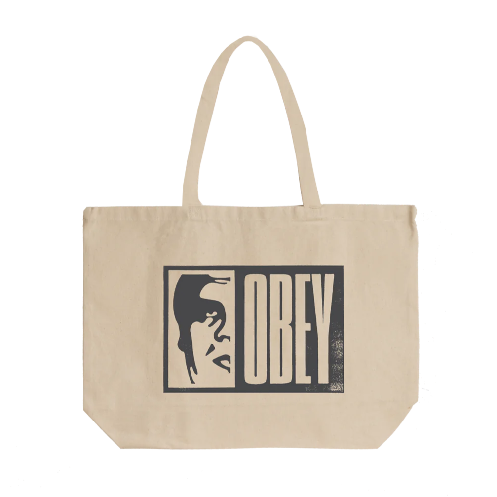 OBEY | Half Icon Tote | Natural - LONDØNWORKS