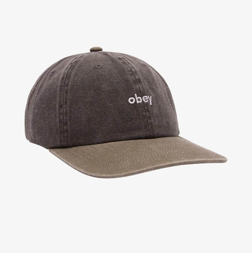 OBEY | Pigment 2 Tone Lowercase Cap | Black Multi