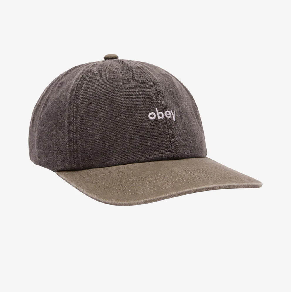 OBEY | Pigment 2 Tone Lowercase Cap | Black Multi