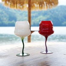 Load image into Gallery viewer, WD LIFESTYLE | Set of 2 Glasses | White/Green &amp; Pink/Purple - LONDØNWORKS