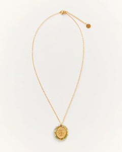PALAS | Santa Maria Necklace | Gold Plated | Shiny Green - LONDØNWORKS