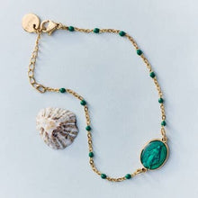 Load image into Gallery viewer, PALAS | Santa Maria Gold Plated Bracelet | Aqua