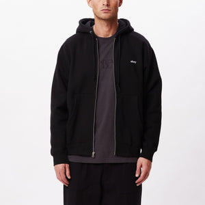 OBEY | Tab Zip Hood | Black