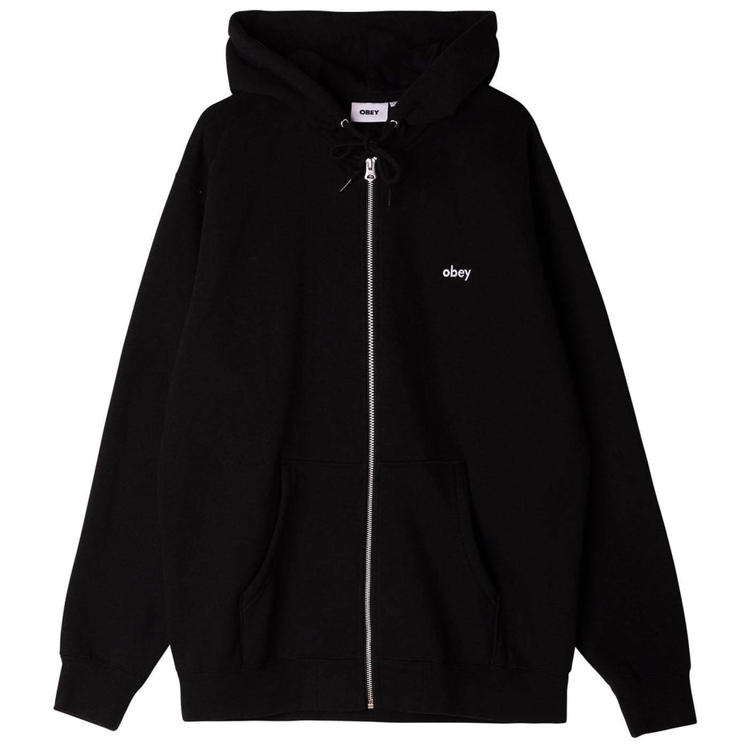 OBEY | Tab Zip Hood | Black