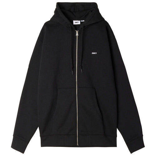 OBEY | Established Works Bold Zip Hood | Black