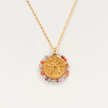 Load image into Gallery viewer, PALAS | Belamar Sunlight Medal Necklace | Gold Plated - LONDØNWORKS