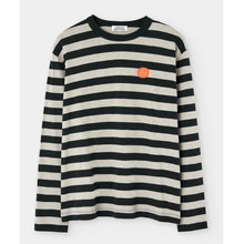 Load image into Gallery viewer, LOREAK MENDIAN | Camiseta Striped Dot T-Shirt | Dark Blue &amp; Clay Green