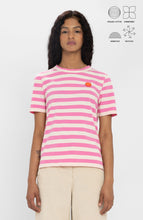 Load image into Gallery viewer, LOREAK MENDIAN | Azpi Dot T-Shirt | Ecru &amp; Pink