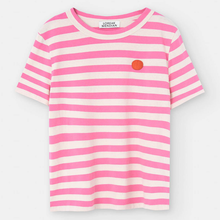 Load image into Gallery viewer, LOREAK MENDIAN | Azpi Dot T-Shirt | Ecru &amp; Pink