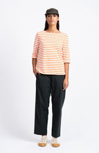 Load image into Gallery viewer, LOREAK MENDIAN | Bogak W SS T-shirt | Orange/Off White