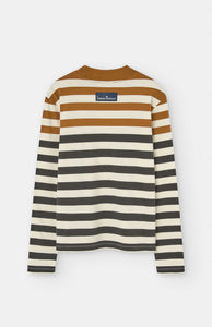 LOREAK MENDIAN | Esna T-Shirt | Cream/Mustard