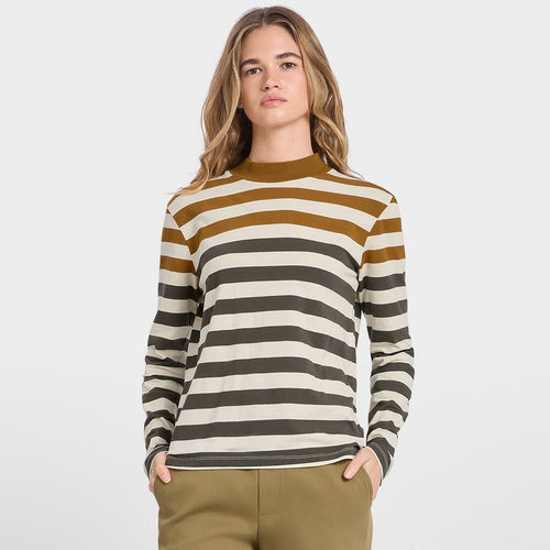 LOREAK MENDIAN | Esna T-Shirt | Cream/Mustard
