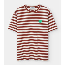 Load image into Gallery viewer, LOREAK MENDIAN | Hazpe Dot M T-Shirt | Off White/Cinnamon Stick