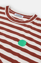 Load image into Gallery viewer, LOREAK MENDIAN | Hazpe Dot M T-Shirt | Off White/Cinnamon Stick