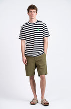 Load image into Gallery viewer, LOREAK MENDIAN | Hazpe Dot M T-Shirt | Off White/Navy