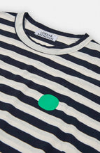 Load image into Gallery viewer, LOREAK MENDIAN | Hazpe Dot M T-Shirt | Off White/Navy