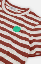 Load image into Gallery viewer, LOREAK MENDIAN | Hazpe Dot W T-Shirt | Off White/Cinnamon Stick