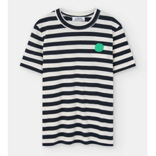Load image into Gallery viewer, LOREAK MENDIAN | Hazpe Dot W T-Shirt | Off White/Navy