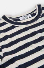 Load image into Gallery viewer, LOREAK MENDIAN | Hazpe Dot W T-Shirt | Off White/Navy