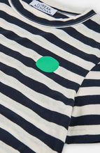 Load image into Gallery viewer, LOREAK MENDIAN | Hazpe Dot W T-Shirt | Off White/Navy