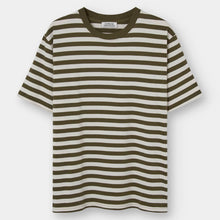 Load image into Gallery viewer, LOREAK MENDIAN | LM Stripe T-Shirt | Khaki