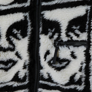 OBEY | Repeated Icon Sherpa Jacket | Black Multi