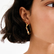Load image into Gallery viewer, PILGRIM | Iris Hoop Earrings | Gold Plated